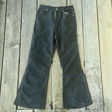 True vintage 60s womens whipcord wrangler bell bottom jeans
