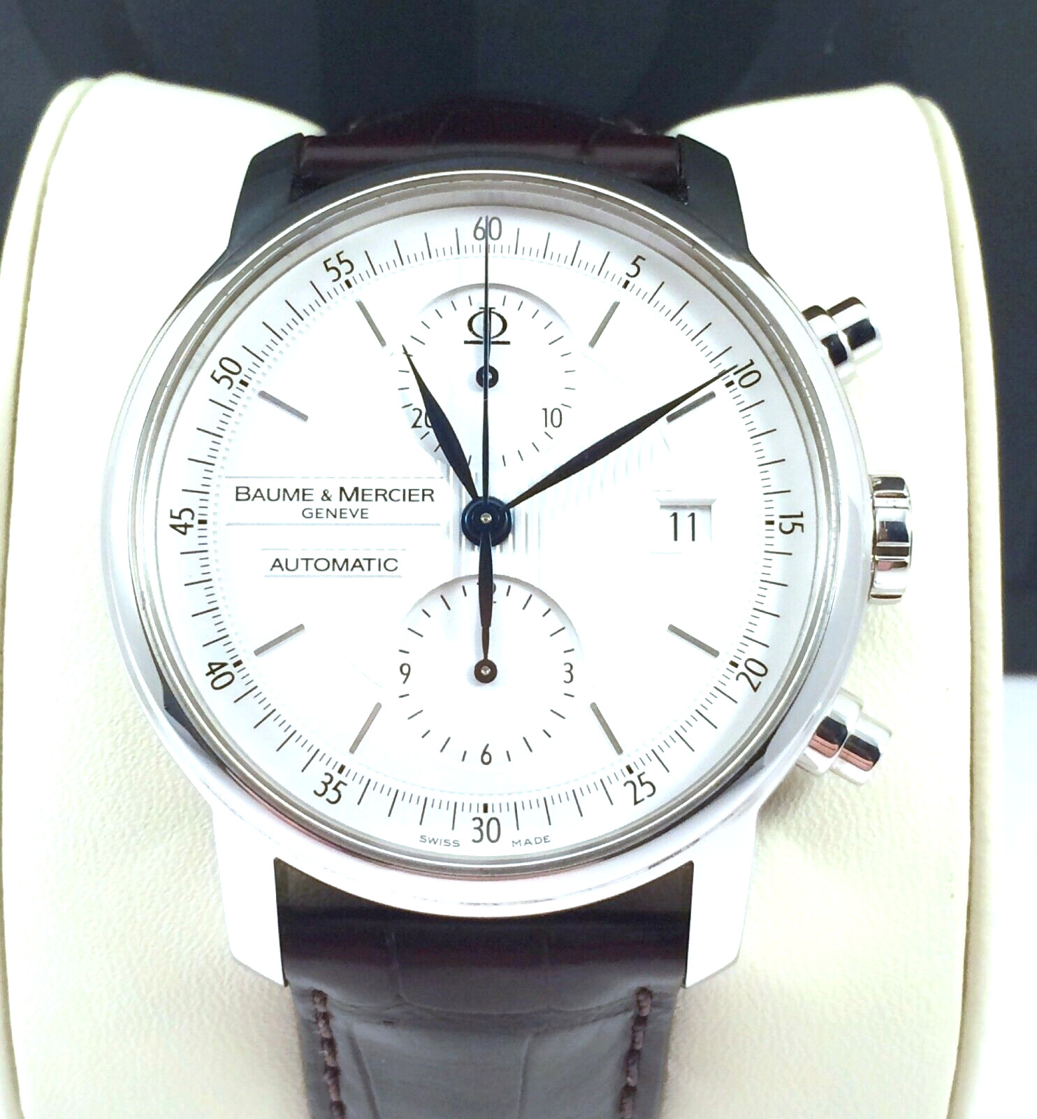 Baume Mercier Classima XL Executive Automatic Mens Chronograph Watch Model 65560