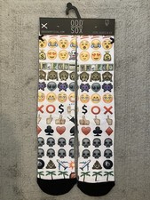 ODD SOX Emoji Men Women Novelty Crew Socks Size 6-13