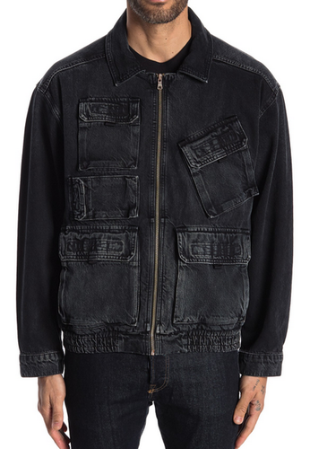 HUDSON Jeans Utility Pocket Zip Denim 