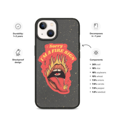 Speckled iPhone 7/8/11/12/13 Fire Sign Horoscope case