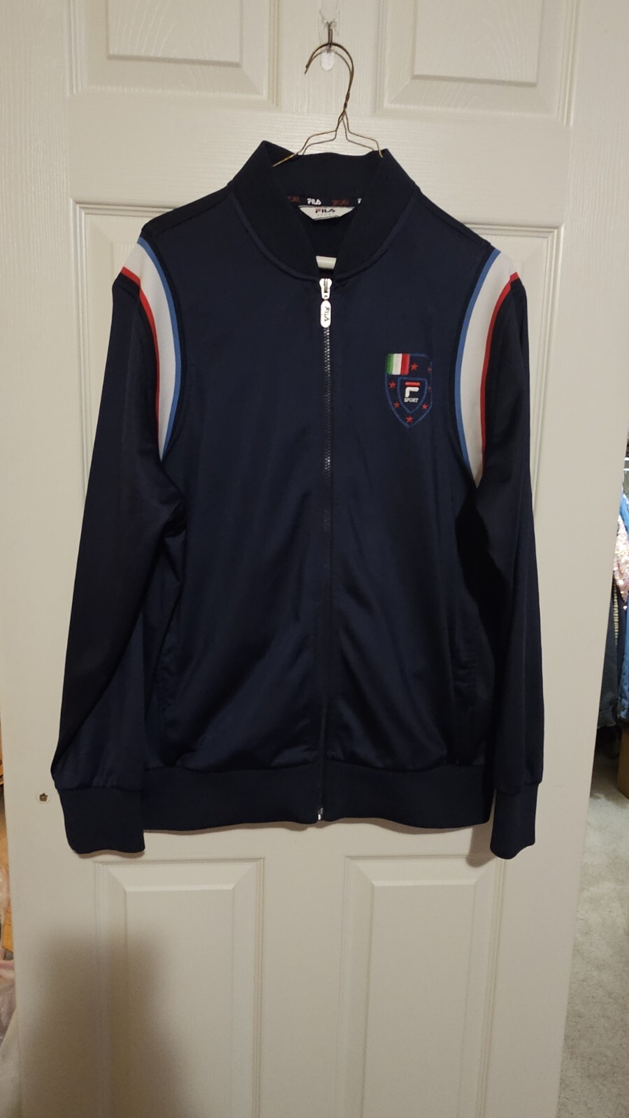 Giacca Fila Sport blu navy con zip taglia M