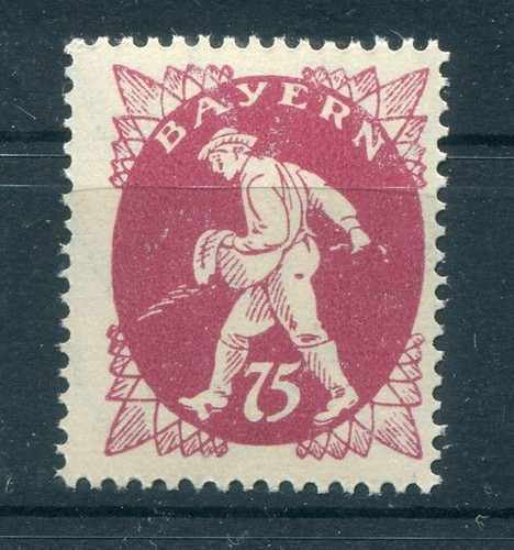 Bayern 186I ABART SOLE BOOT MNH MINT