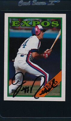 1988 Topps #176 Jeff Reed Expos Signed Auto *19081 | eBay Australia