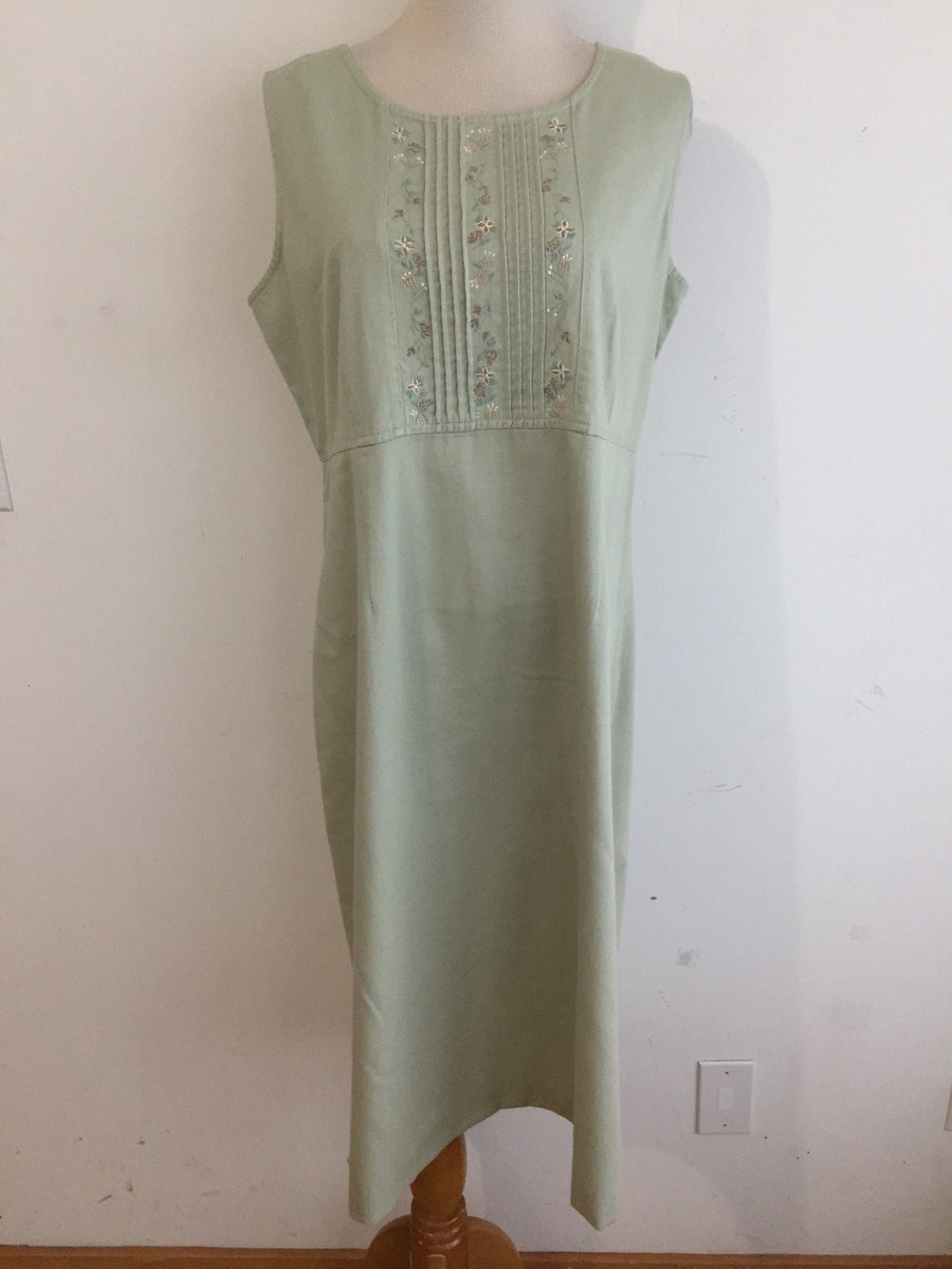 slim fit dress slacks Green Coldwater Creek Skirt (2000s)  Ragstock