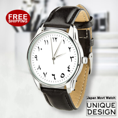 Persian Numerals Watch - Minimalist Eastern Arabic Dial, Unisex Gift, Farsi