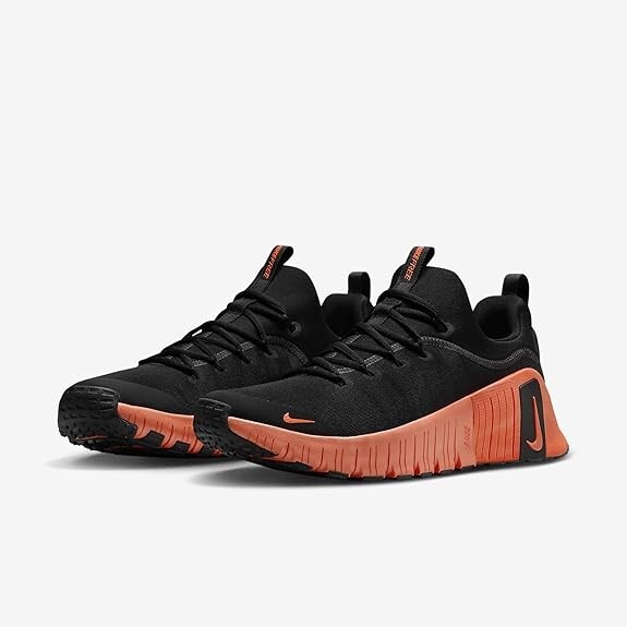 Nike Free Metcon 6 \'Hyper Crimson\' FJ7127-004 Gym Multi Size Nike Free Metcon 6 Black Hyper Crimson (Orange) Men main image 3