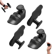 4 Pcs Weight Lifting Grips for Men Women -Ergonomics Rubber Fingerless Rypt Grip