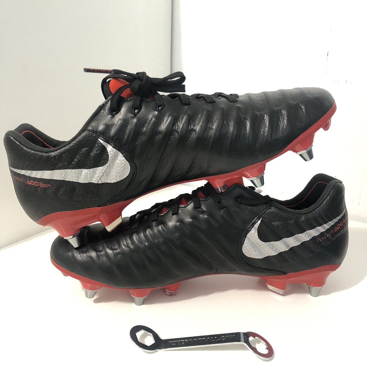 Nike Leather Tiempo Legend 7 Elite SG Pro Soccer AH7426 007 Mens