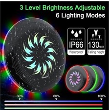 Flying Disc with Bright LED outdoor Sport Auto Light Up flying disc--23