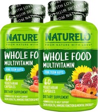 Naturelo Teen Multivitamin - Iron-Free, Plant...