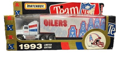 Matchbox Ford Aeromax Team NFL Houston Oilers 1993 Limited Edition Diecast