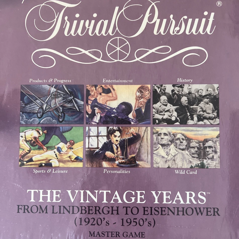 Trivial Pursuit The Vintage Years 1920’s -1950’s. NEW Still Sealed - Image 2 of 4