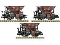 Fleischmann 6660159 - GüTerwagen Set Schotterwagen DB Ep.Iii 3-Teilig - Spur N