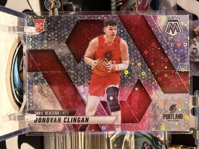 2024-25 Mosaic Donovan Clingan Variation Disco RC #246 Trail Blazers TZ 13E