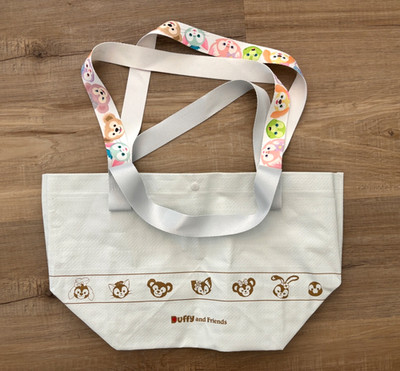 Hong Kong Disneyland DUFFY & FRIENDS Tote Bag Small Reusable Shoulder Handbag
