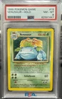 1999 Pokémon Venusaur Base Set Holo Unlimited 15/102 PSA 8