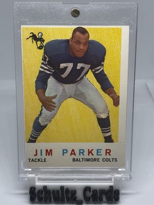 1959 Topps Jim Parker #132 (RC) Baltimore Colts - HOF - Sharp!