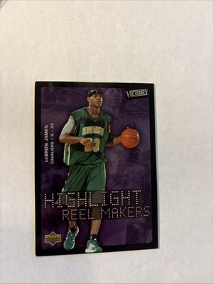 2003-04 Upper Deck Victory - Highlight Reel Makers LeBron James #222 (RC)