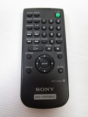 Offizieller Original Sony RMT-D182A DVD tragbarer Player Fernbedienung -- UK-Verkäufer
