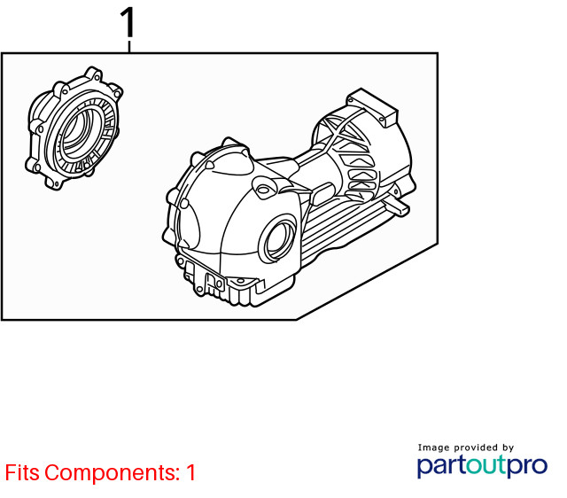 2008-2015 Audi R8 v10 Oem 5.2L AWD Front Axle Carrier Differential *44k miles*