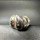 Vintage Sterling Silver Sculptural Ribbed Dome Ring Size 5.75 Statement Band