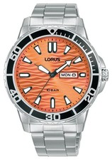 Lorus Sports Diver Day/Date (42mm) Orange Dial / Stainless Steel RH361AX9 Watch