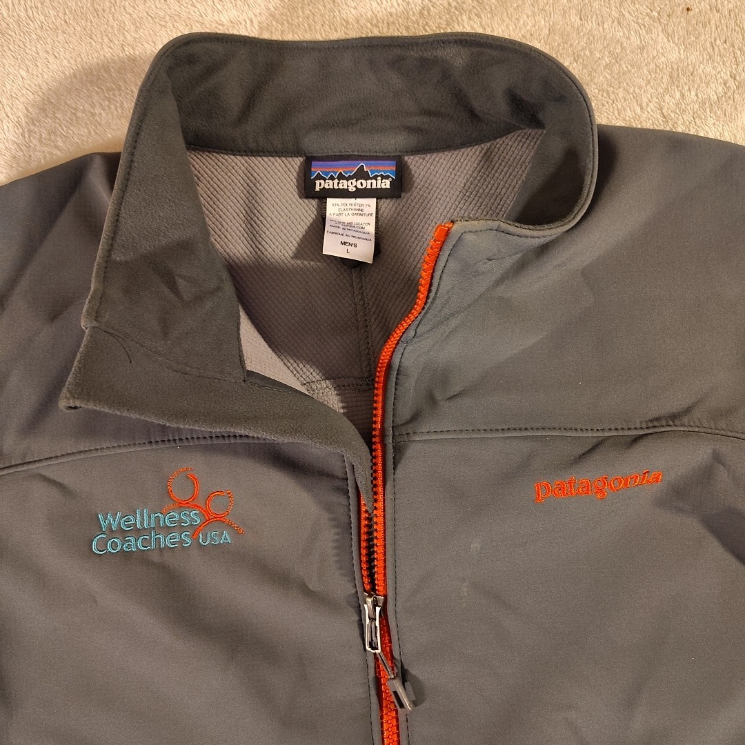 Patagonia Adze Men L Polartec Jacket Softshell Wind & Water Repellent Gray Embro thumbnail 8