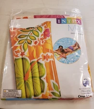 Intex 72" x 27" Pool Float Fashion Mat Inflatable Lounge Tropical
