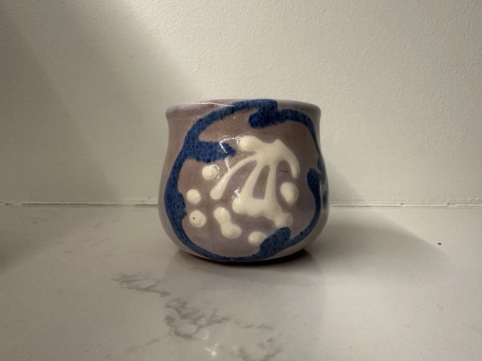 Earthworks Pottery, Juego de 4 tazas de café espresso, hechas a mano en Barbados Foto 4 de 4