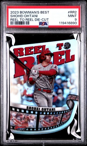 2023 Bowman's Best Shohei Ohtani RR2 Reel to Reel Die-Cuts  PSA 9 MINT