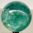 4360G Natural green fluorite Quartz Sphere Crystal Energy Ball Reiki Healing — photo 5