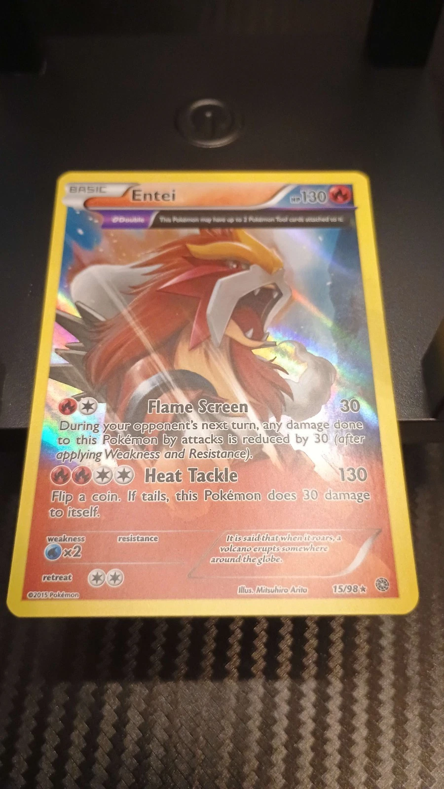 Entei - 15/98 Pokémon  Ancient Origins full art LP