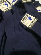 NOS 3 Pairs Twin City Dark Blue Ribbon Stirrup Size Adult *NEW* #513
