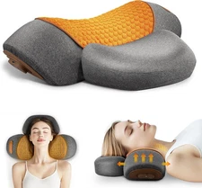 Thera Pillow Massage Neck Hump- Fisiorest 3-In-1 Neck Massager Pillow for Should
