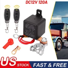 Wireless Dual Car Remote Control Battery Power Disconnect Switch Master Isolator