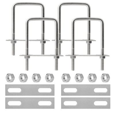 Edelstahl M6/M10/M8 U Bolt Bolzen Bügelschraube Anhänger U Bügel Bugel Mutter