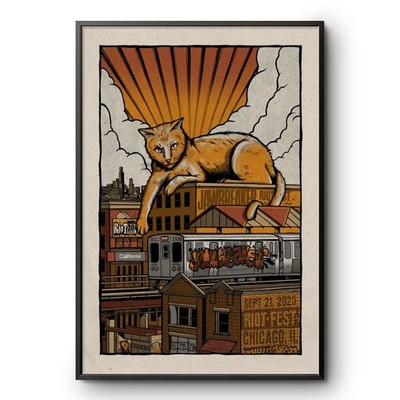 Jawbreaker Riot Fest 2025 Chicago. IL Poster