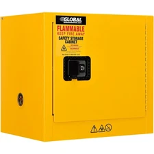Global Industrial Flammable Cabinet Manual Close Single Door 6 Gallon