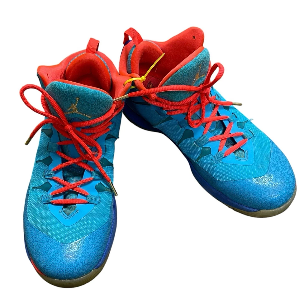 NIKE JORDAN SUPER.FLY 2 ALL STAR POLVO OSCURO AZUL INFRARROJO 656326-423 EE. UU. TALLA 10 Foto 3 de 4