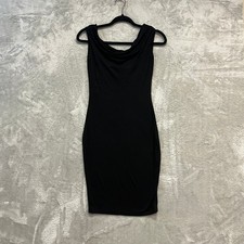 Windsor Bodycon Dress Women S Black Cowl Neck Sleeveless MD5057