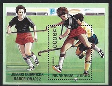 Nicaragua - Summer Olympics Barcelona Block 186 MNH 1989 Mi. 2966