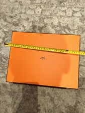 HERMES Orange Official Empty Gift Box 25    34    20  