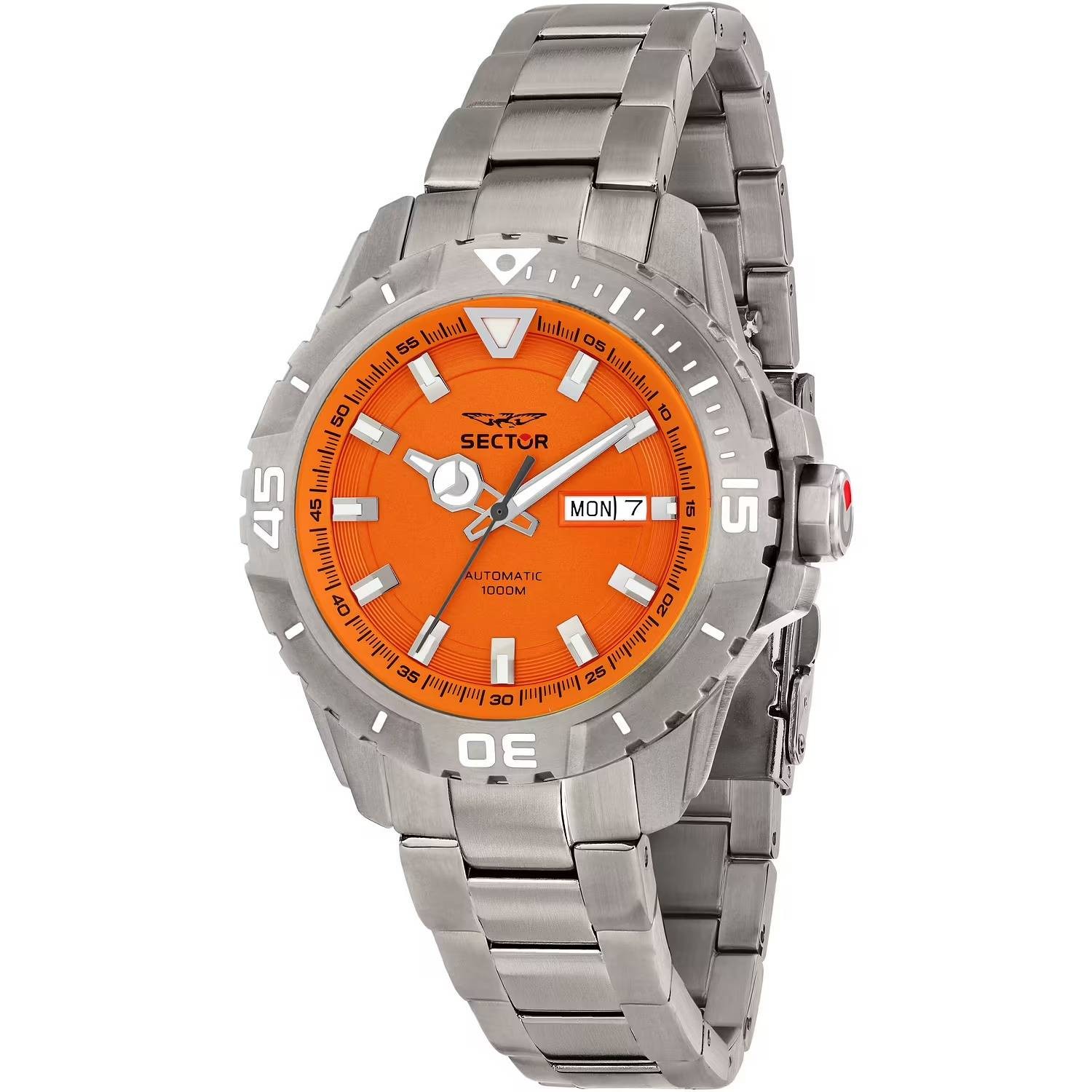 Sector Legend Titanium Millemetre Automatic Watch R3223135005 Watch Orange