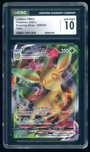 Leafeon VMAX — Evolving Skies