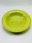 Vintage Fiestaware Fiesta - 8.5" Chartreuse Rimmed Soup Bowl - HLC USA-Wet Foot