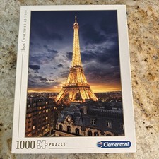 Clementoni: "Tour Eiffel" 1000 Piece Jigsaw Puzzle Eiffel Tower Pairs Landmark