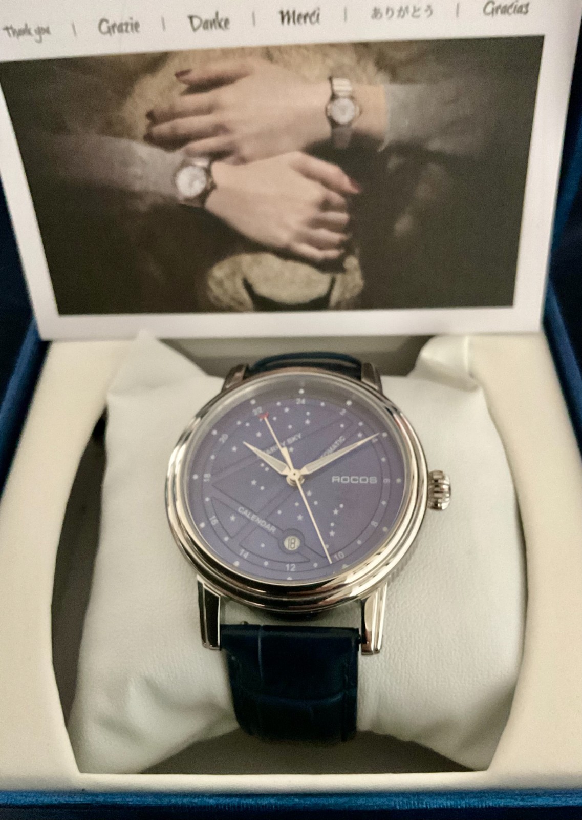 EUC Deep Blue Automatic Rocos Celestial Date 24 H… - image 6