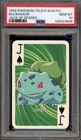 Pokemon Bulbasaur Jack of Spades Televi-Kun Playing Cards PSA 10 Gem Mint