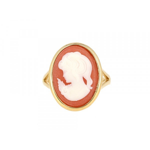 Bague Camée rouge cornaline : un bijou lisse qui ne s'accroche pas